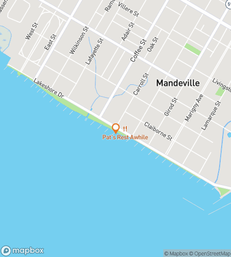 Map of scavenger hunt walking tour for Mandeville Scavenger Hunt