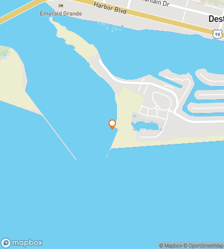 Map of scavenger hunt walking tour for Destin Gulf-Breeze Hidden-Highlights Adventure