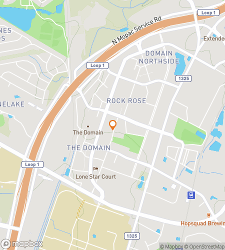 Map of scavenger hunt walking tour for Keep Austin Clue-ver at The Domain