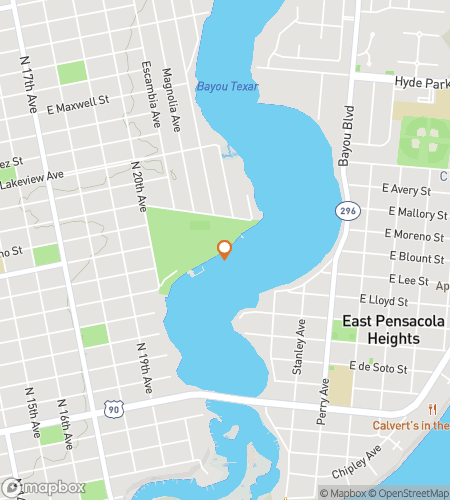 Map of scavenger hunt walking tour for Bayview Park Hunt