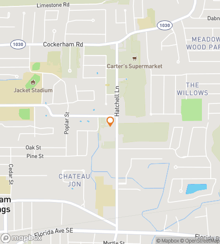 Map of scavenger hunt walking tour for Spring Into Denham&colon; The Bayou Denham Springs Hunt