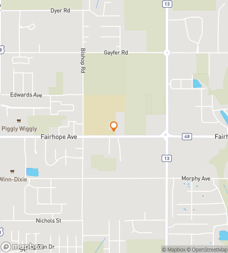 Map of scavenger hunt walking tour for Fairhope Downtown Charm Challenge