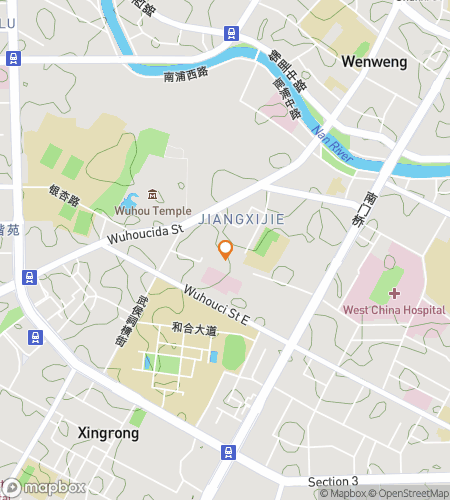 Map of scavenger hunt walking tour for Chengdu: A Portrait in Tea and Spice