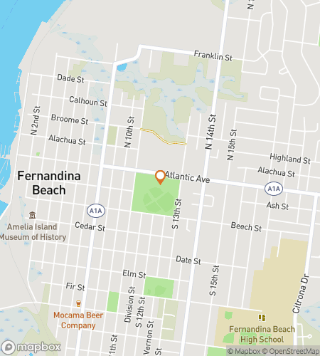 Χάρτης περιήγησης scavenger hunt για Echoes of Fernandina: The Ghostlight Hunt