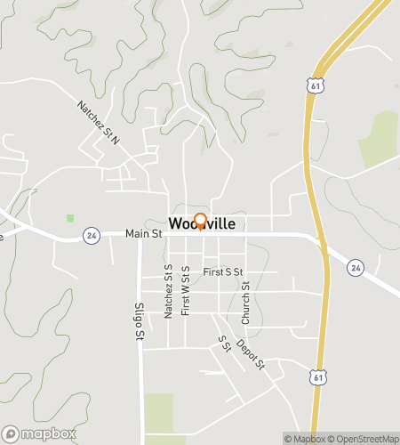 Map of scavenger hunt walking tour for Woodville Whimsical Wonders