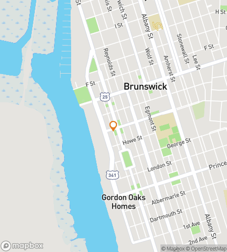 Map of scavenger hunt walking tour for Brunswicks Wick of Discovery