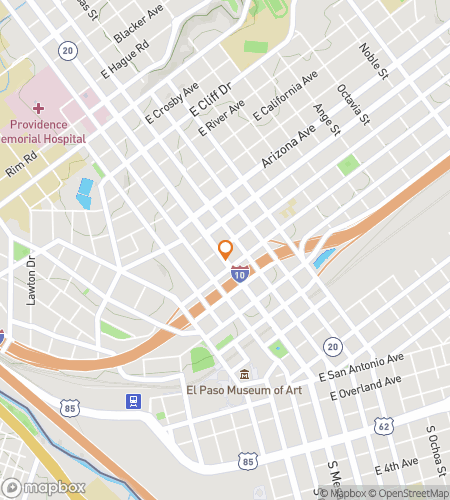 Map of scavenger hunt walking tour for Sun Set Heights Scavenger Hunt