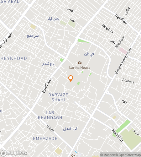 Map of scavenger hunt walking tour for In the Heat of the Clue: A Yazd Hunt Through Time