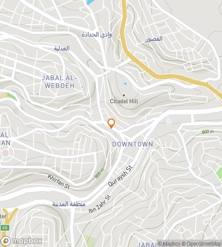 Map of scavenger hunt walking tour for Stones, Stories & Sunsets: The Amman Hunt