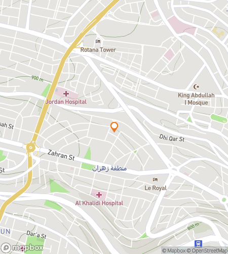 Map of scavenger hunt walking tour for Stones, Stories & Sunsets: The Amman Hunt