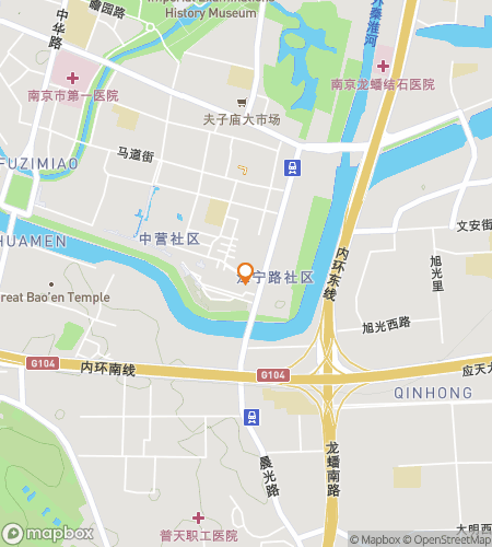 Map of scavenger hunt walking tour for Nanj-ing You Business: The Imperial City Chase