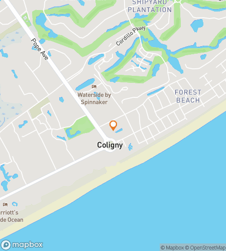 Map of scavenger hunt walking tour for Catch Me If You Coligny!