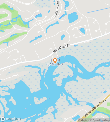 Map of scavenger hunt walking tour for Hilton Head South Carolina Bar Hunt