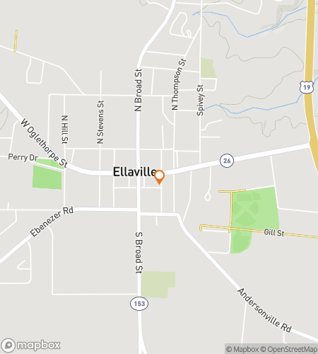 Map of scavenger hunt walking tour for Ellavilles Exciting Expedition!