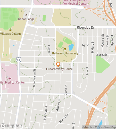 Карта пешеходного квеста для игры "Охота в колледже Миллсапс"