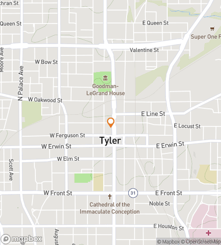 Map of scavenger hunt walking tour for The Rose City Riddle Rally!