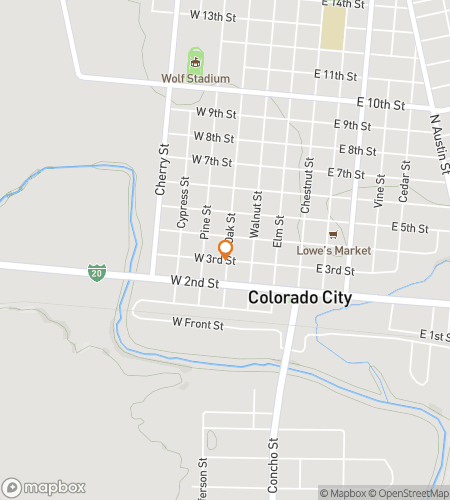 Map of scavenger hunt walking tour for Colorado City‘s Cactus Crawl Scavenger Hunt