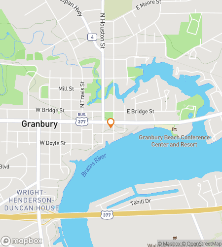 Hartă tur pietonal cu vânătoare de comori pentru Bars & Ballads: The Granbury Ghost Hunt