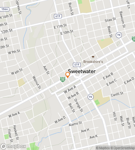 Map of scavenger hunt walking tour for Sweetwater Scurry Scavenger Hunt