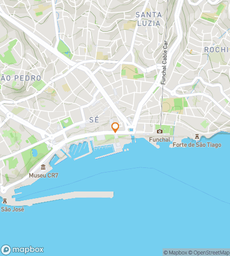 Map of scavenger hunt walking tour for Funchal‘s Fanciful Finds