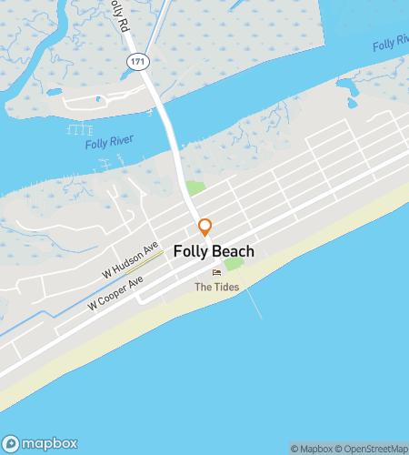 Map of scavenger hunt walking tour for Folly-ing Around