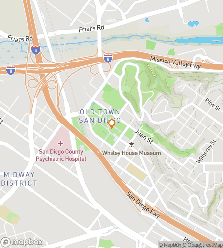 Carte du parcours de chasse au trésor à pied pour l'aventure Old Town Treasure Trail