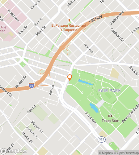 Map of scavenger hunt walking tour for Howdy, Huntin’ Y’all!