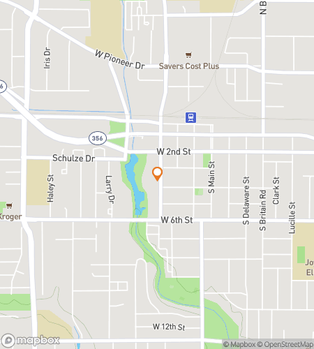 Map of scavenger hunt walking tour for Journey to the center of Irving