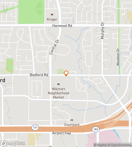 Map of scavenger hunt walking tour for Bedford&colon; Take It Easy&comma; Y&rsquo;all