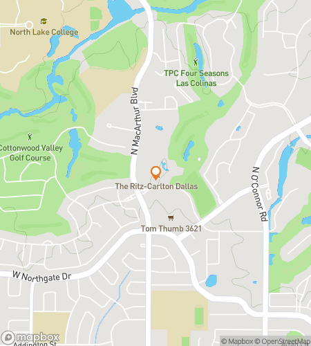 Map of scavenger hunt walking tour for Irving Bar Crawl