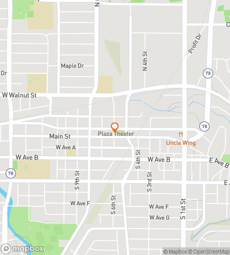 Map of scavenger hunt walking tour for Garland‘s Giddy Galavant