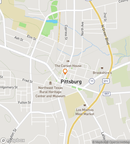 Map of scavenger hunt walking tour for Pittsburg‘s Peculiar Pursuit