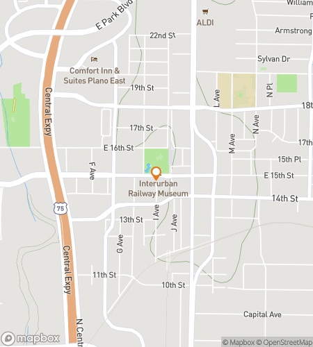 Map of scavenger hunt walking tour for The Best of Plano, Texas