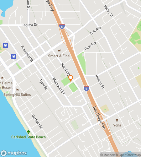 Map of scavenger hunt walking tour for Pine Park Hunt