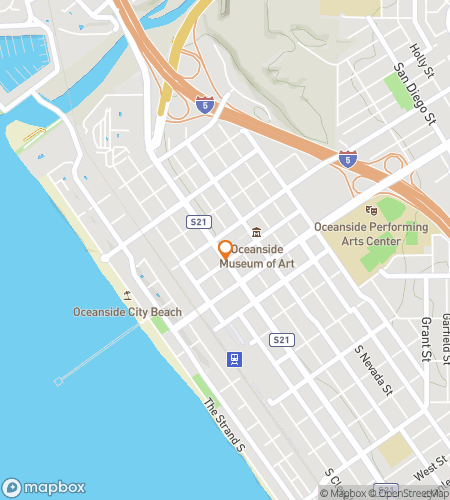 Map of scavenger hunt walking tour for Downtown Oside Odyssey