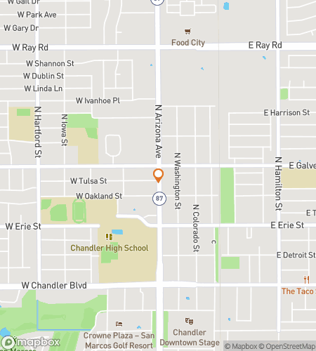 Map of scavenger hunt walking tour for Ashford on the Rise