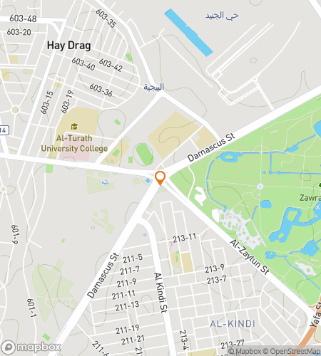 Map of scavenger hunt walking tour for Qushla Clock & Courtyard Riddle Run