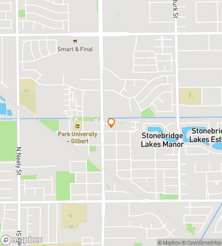 Térkép a Gilberts Nonstop Fun gyalogos felfedező túrájához