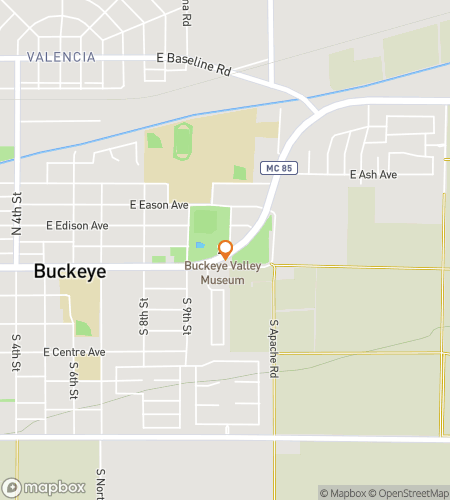 Map of scavenger hunt walking tour for Buck Yeah!: The Sun-Soaked Buckeye Hunt