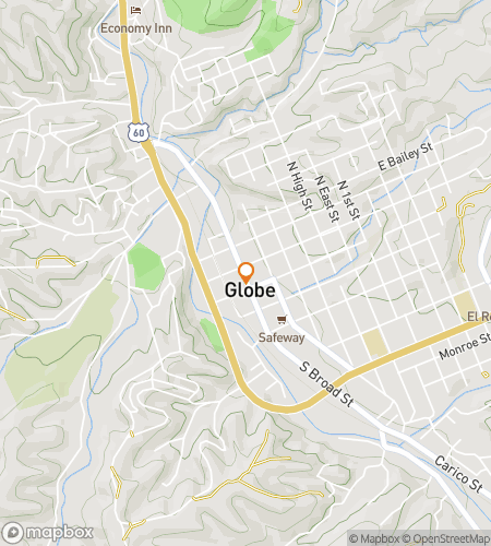 Map of scavenger hunt walking tour for Globe‘s Giddy Gold Hunt