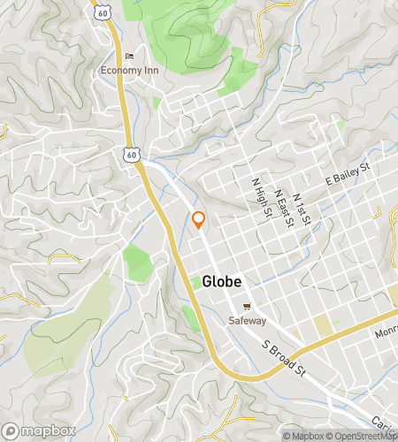 Map of scavenger hunt walking tour for Globe‘s Giddy Gold Hunt