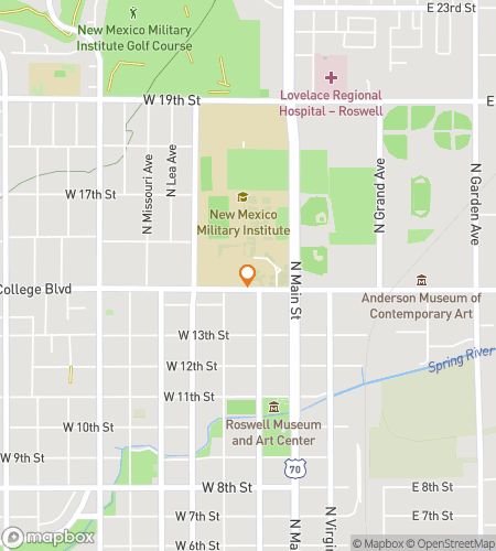 Map of scavenger hunt walking tour for Downtown Boo-swell: The Roswell Haunted Hunt