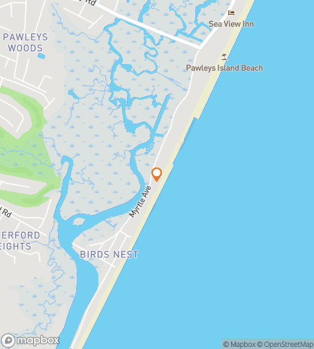 Map of scavenger hunt walking tour for Un-Pawley-gettable!: The Breezy Island Hunt