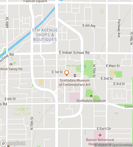 Χάρτης περιήγησης πεζοπορίας κυνηγιού θησαυρού για 'Old West Meets Modern Art'