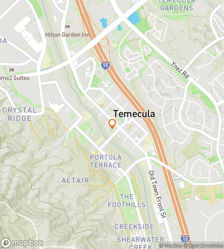 Map of scavenger hunt walking tour for Ghosts of Old Town Temecula Hunt