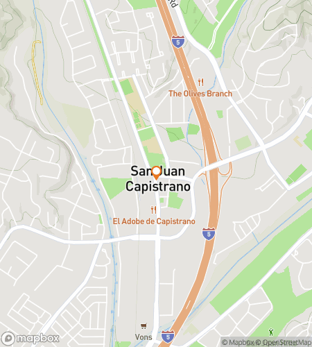 Hartă tur pietonal cu vânătoare de comori pentru Vânătoarea de Comori Scăpățel a Capistrano