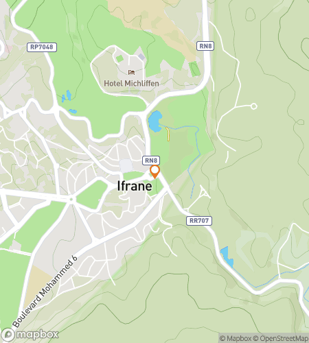 Χάρτης περιπάτου με κυνήγι θησαυρού για την Ifrane: Η Πόλη του Κέδρου και του Χιονιού