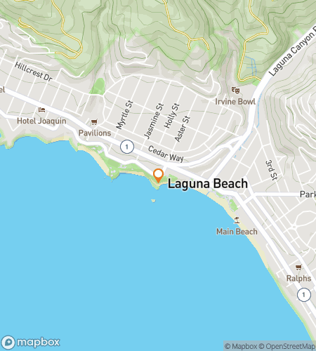 Map of scavenger hunt walking tour for Beach and Boardwalk Bum‘s Bounty