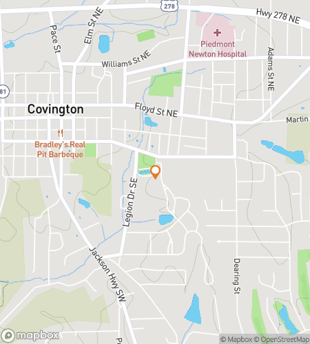 Map of scavenger hunt walking tour for Covington Mystic-Falls Moments & Downtown Discoveries