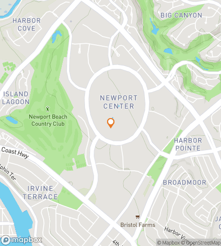 Map of scavenger hunt walking tour for Fashion Island Hopping